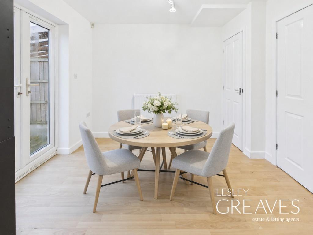 Virtually Staged Dining Area