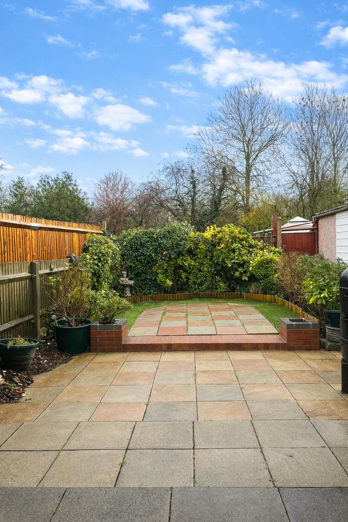 Suburban garden in autumn light (1)