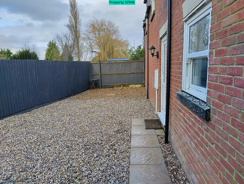 Low maintenance garden.