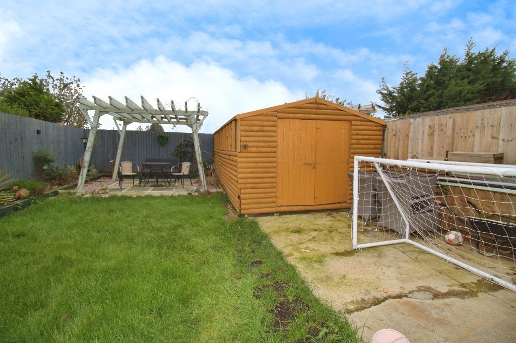 Pergola and shed