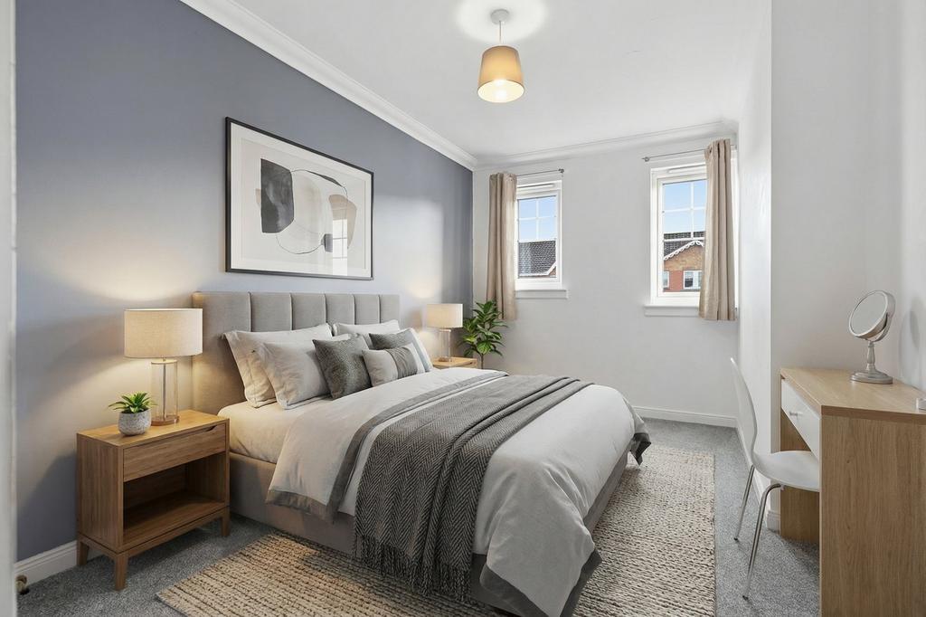 "Room virtually staged – furniture shown is not...