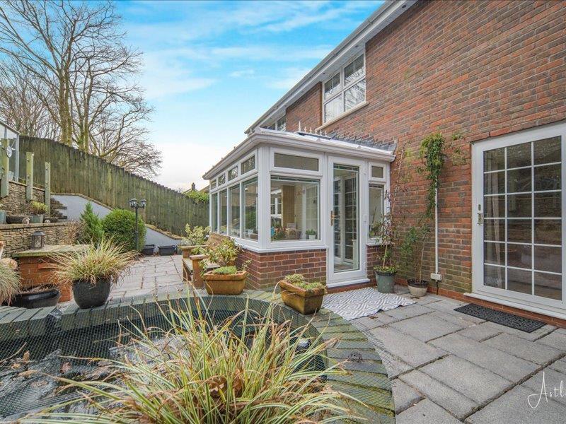 Another view of rear garden