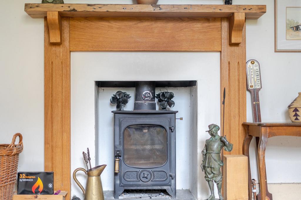 Log Burner In Sitting Room