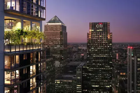 2 bedroom apartment for sale, South Quay Plaza, Canary Wharf, Marsh Wall, Canary Wharf, London E14