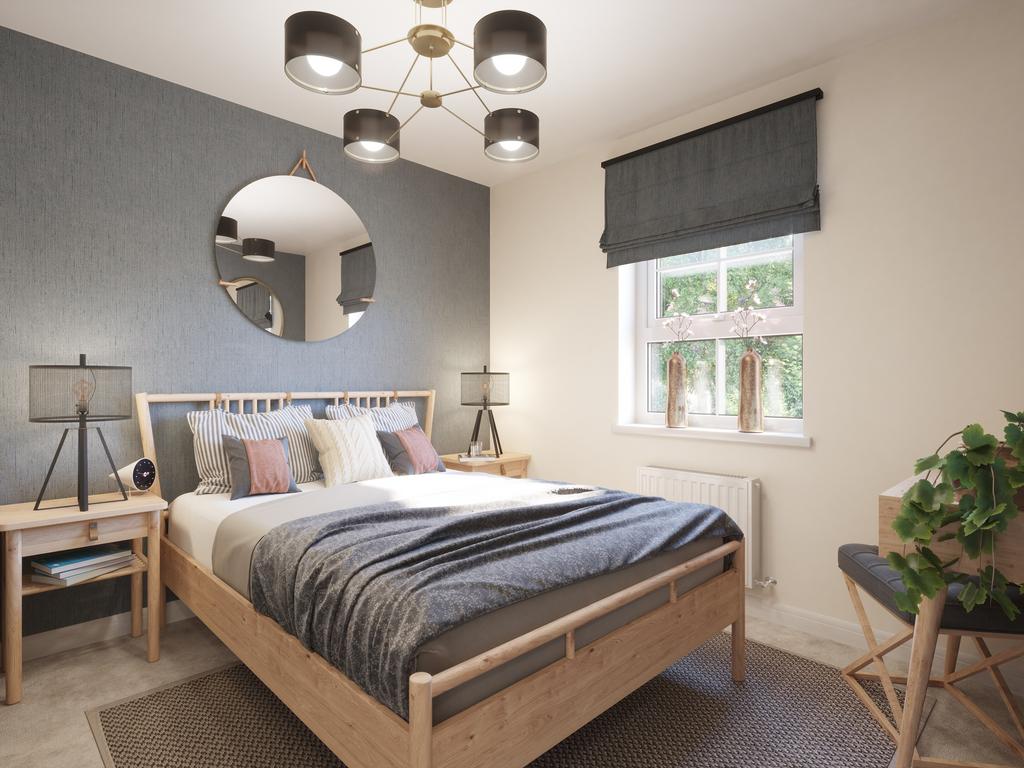 Bedroom with double bed