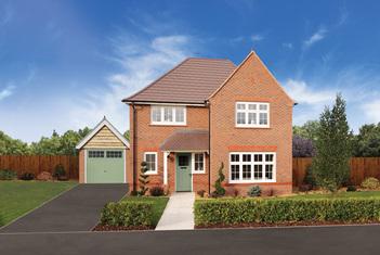 Redrow brick external image of the 4 bedroom...