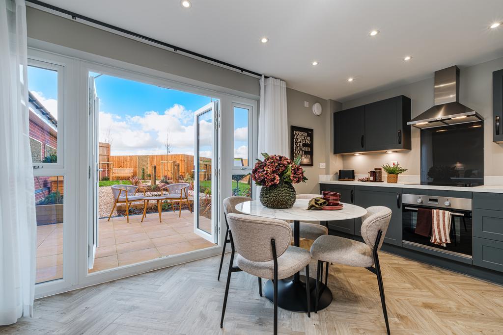 Interior view of the kitchen in our 2 bed Linstead