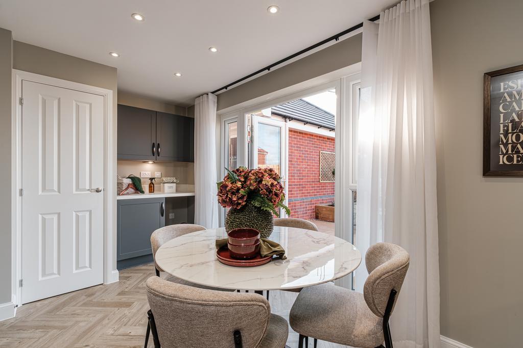 Interior view of the kitchen &amp; dining in our 2...