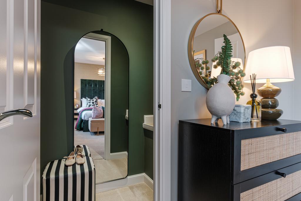 Interior view of the dressing room in our 2 bed...