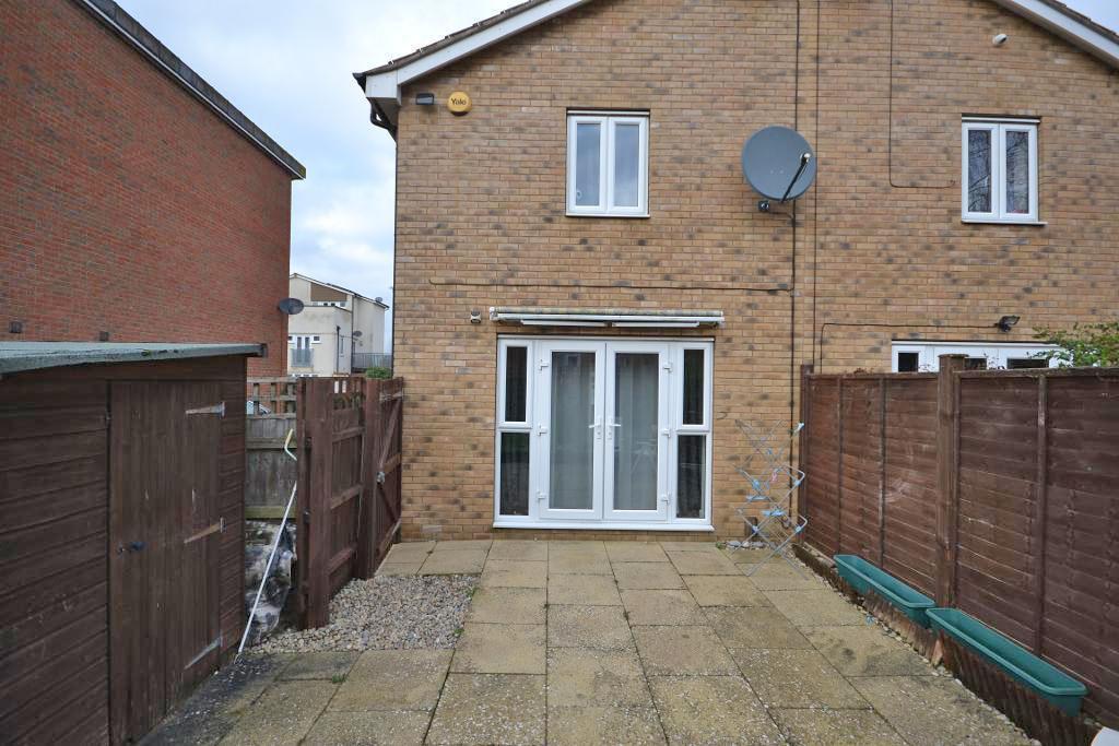 Rear of property