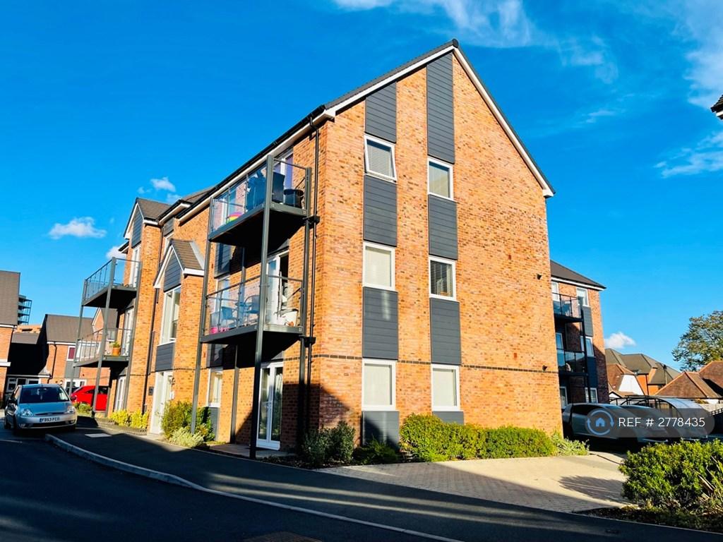 Front Side Of The Apartment Building