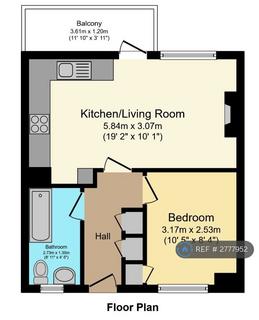 1 bedroom flat to rent, Garrick House, London, SW16