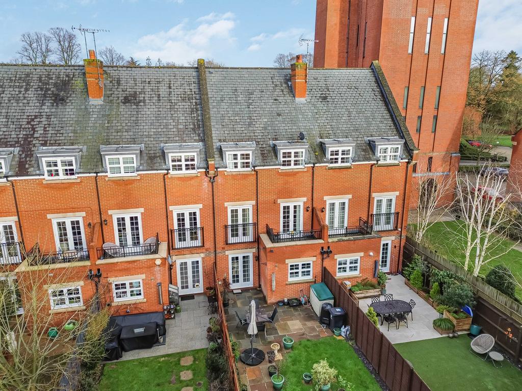 Rear aerial view