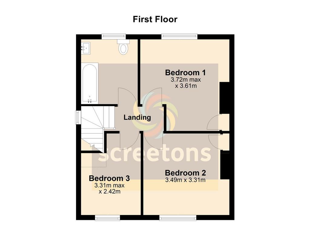 11 Shildon Grove, Moorends - First Floor.JPG