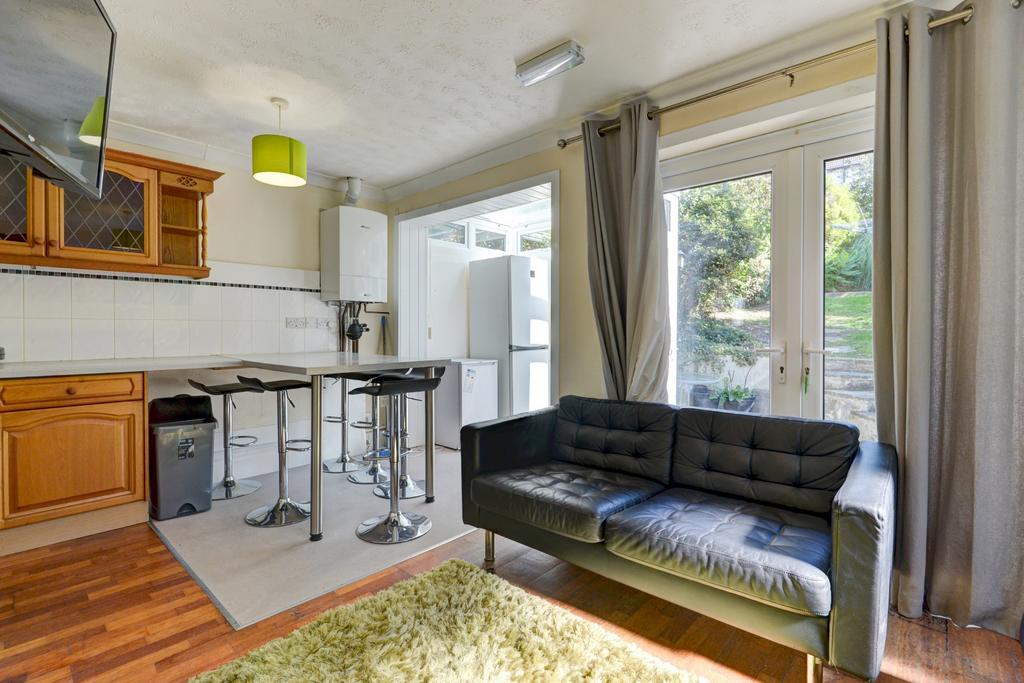 Bright open-plan living area with a comfortable...