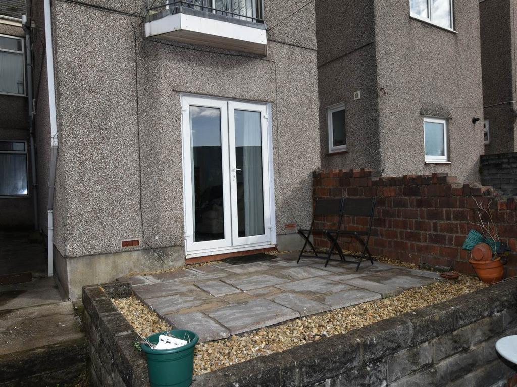 Rear patio