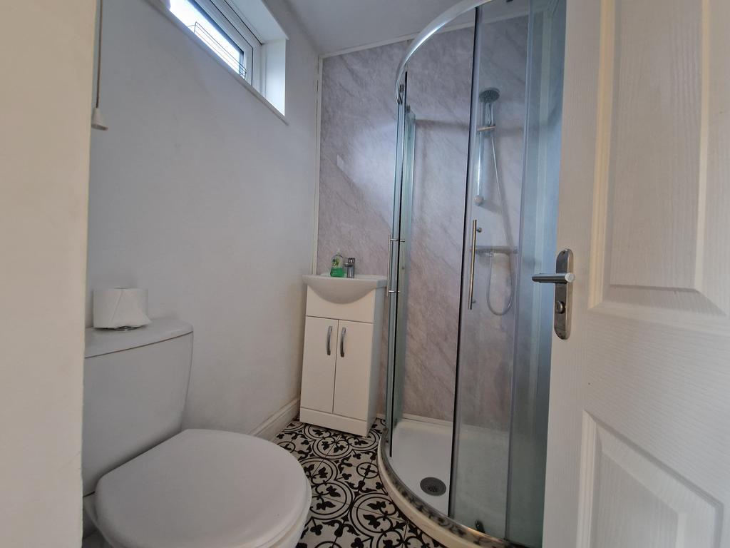 Downstairs shower room