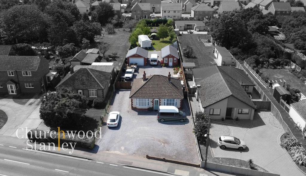 Aerial of plot