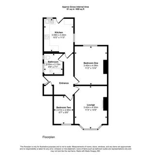2 bedroom ground floor flat for sale, Mitford Gardens, Wideopen, Newcastle upon Tyne, Tyne and Wear, NE13 6LU