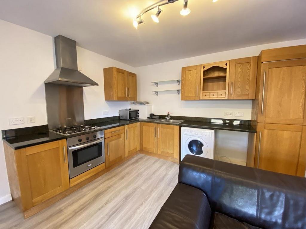 Open plan living dining kitchen