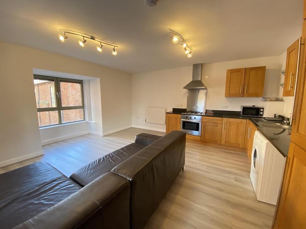 Open plan living dining kitchen