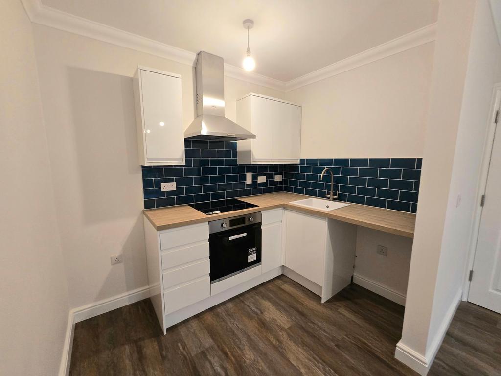 Open plan kitchen/lounge