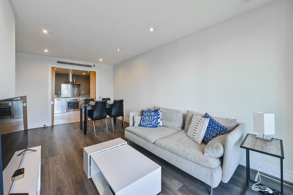 Open-plan living area, open plan living