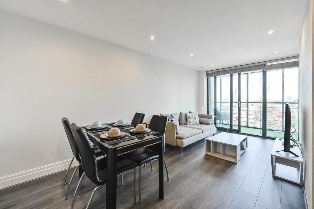 Open-plan living area, open plan living