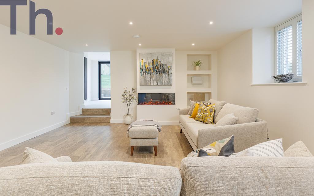 Lounge with Feature Fireplace