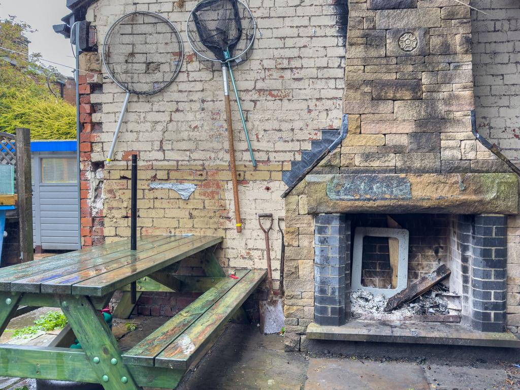 Outside fire place