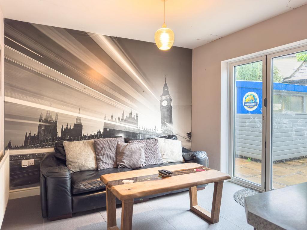 Living area in the kitchen