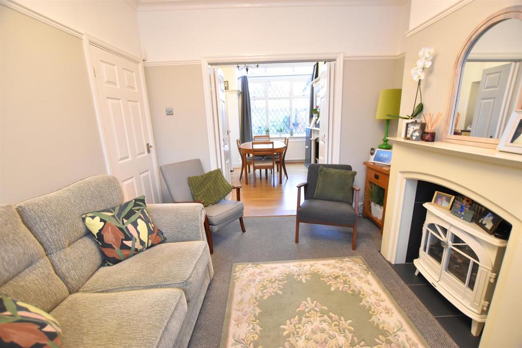 Lounge open to dining room