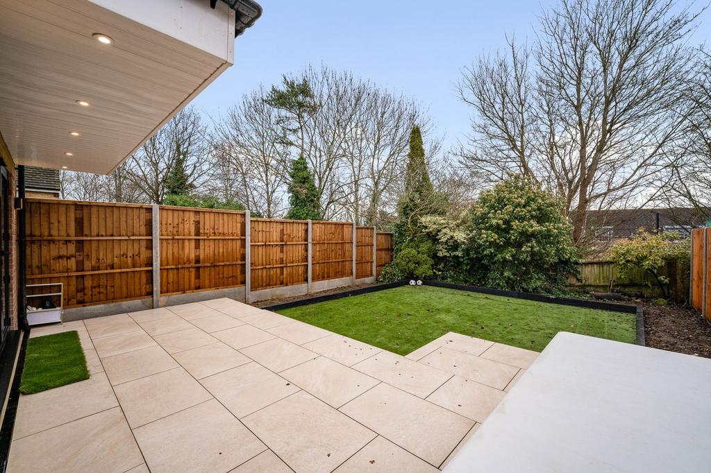 Patio view, garden
