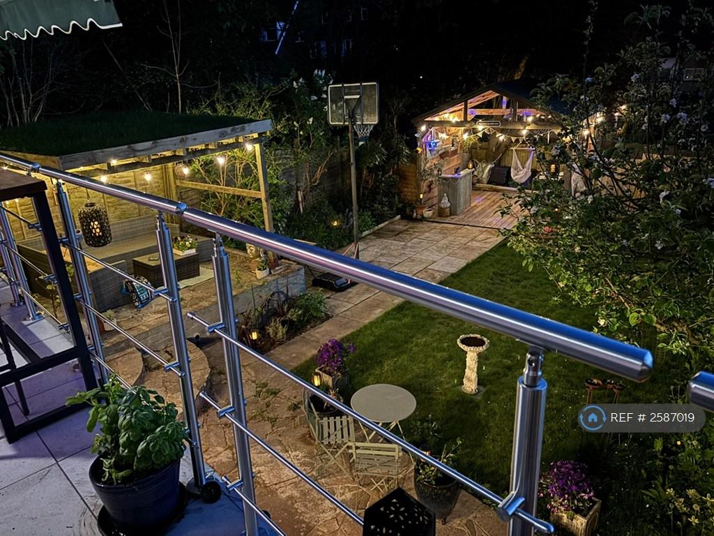 Garden From Balcony - Night
