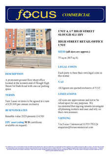 Retail property (high street) to rent, 1-7 High St Slough SL1 1DY