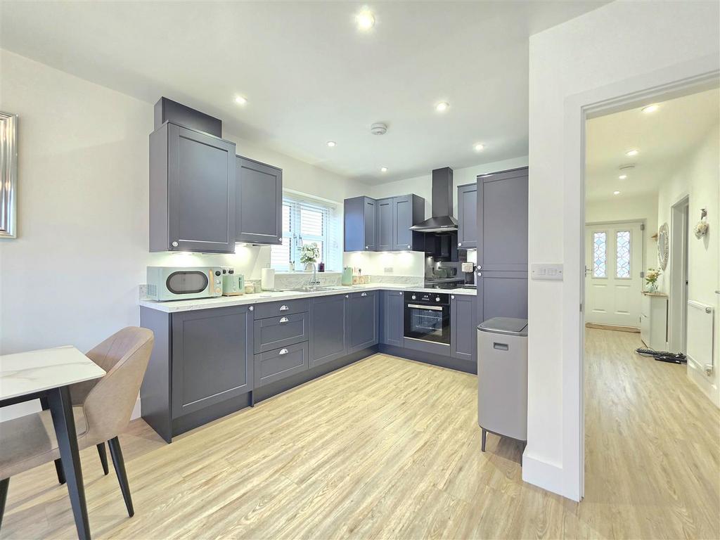 Open plan kitchen diner lounge