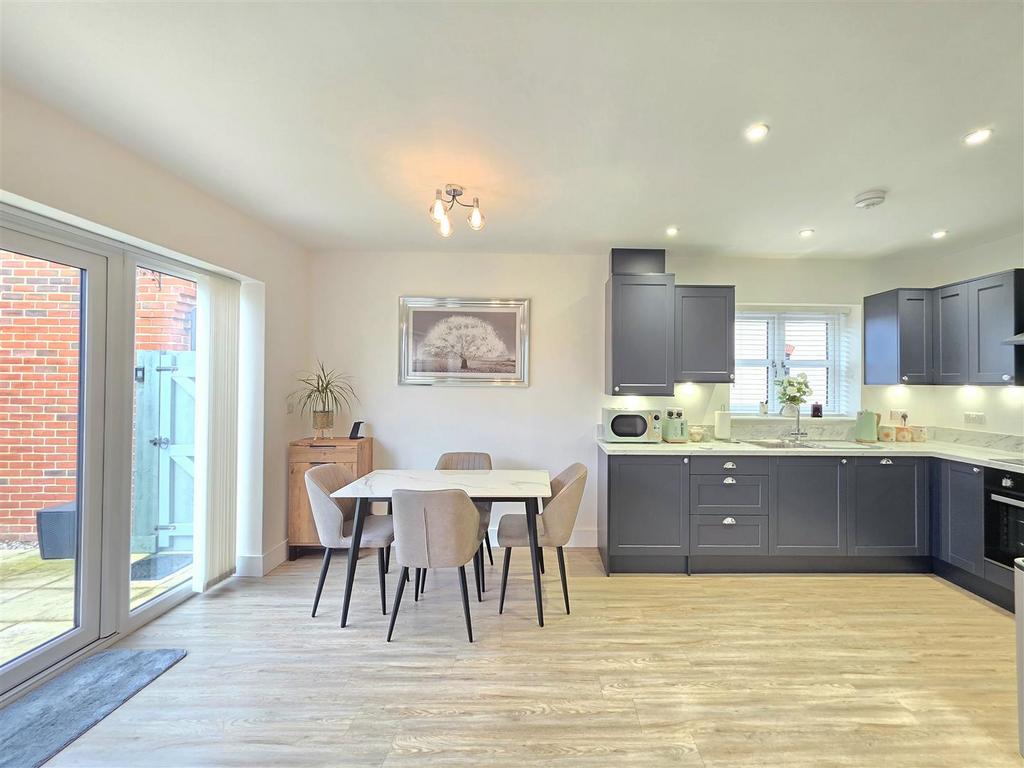 Open plan kitchen diner lounge