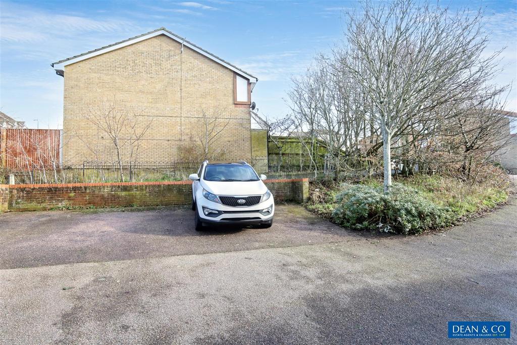Two car parking spaces