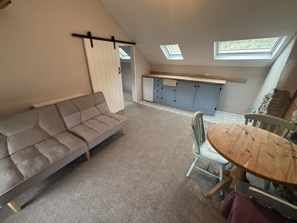 Open plan living area