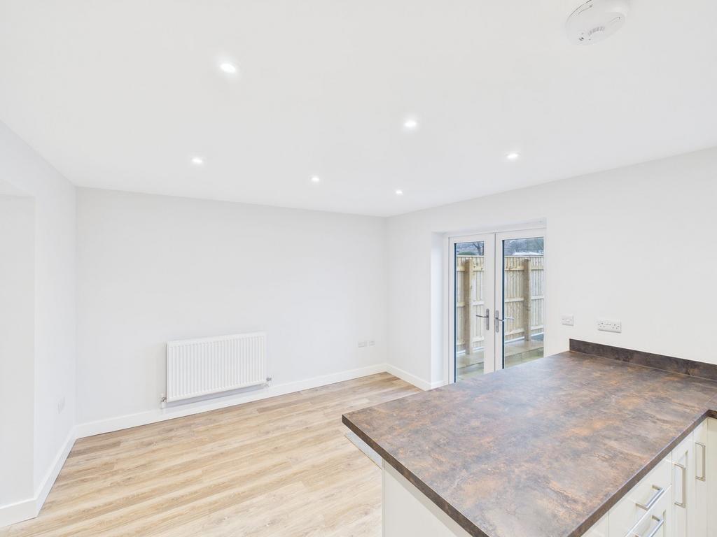 Open plan kitchen/ living/ dining