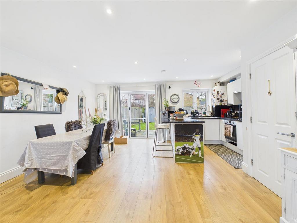 Open-plan living area, open plan living
