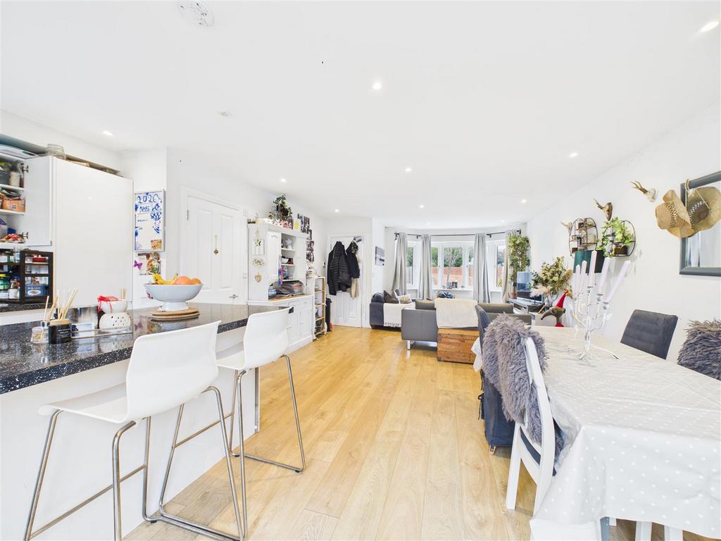 Open-plan living area, open plan living