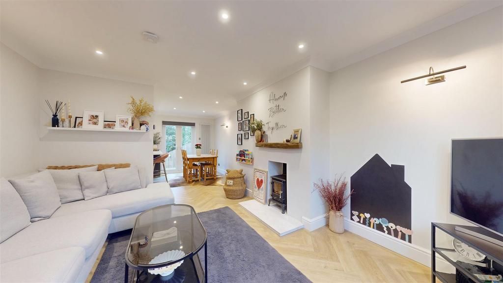 Relaxed, spacious living room