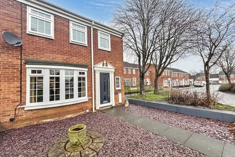 3 bedroom end of terrace house for sale, Bonchester Close, Bedlington, Northumberland, NE22 6JW