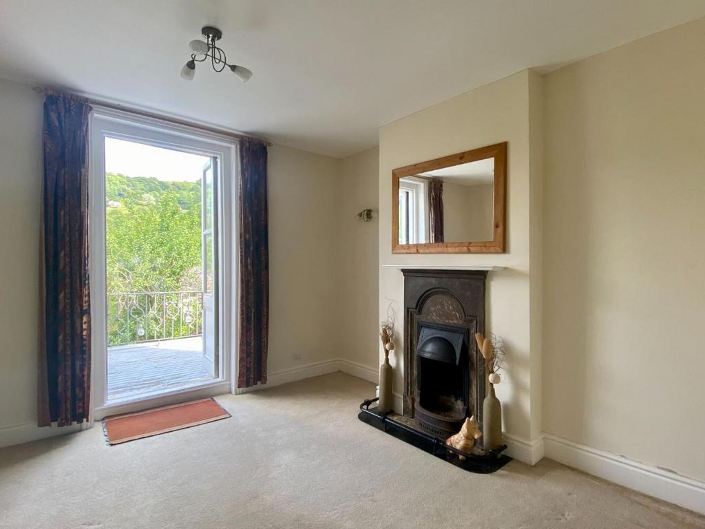 Living room, fireplace