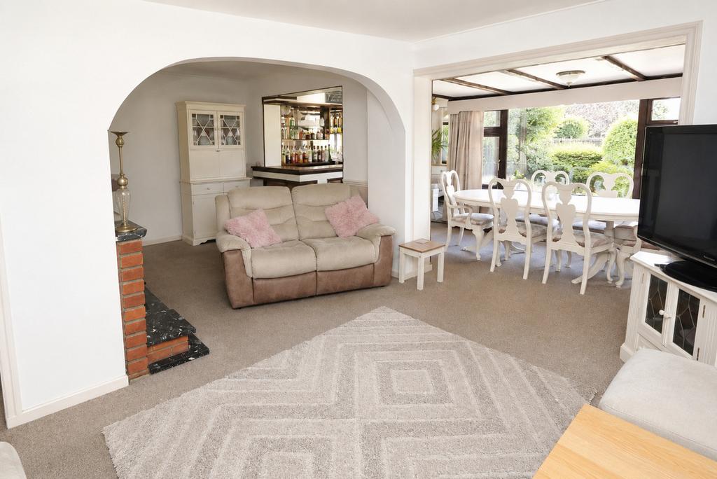 Open-plan living area, open plan living