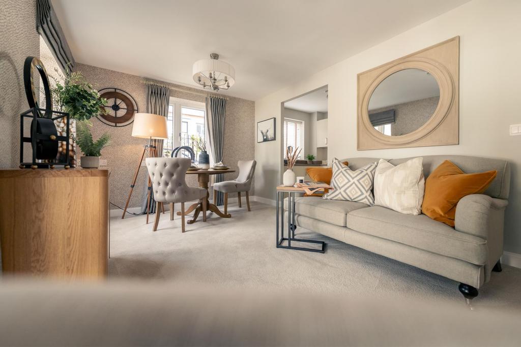 Show home living room