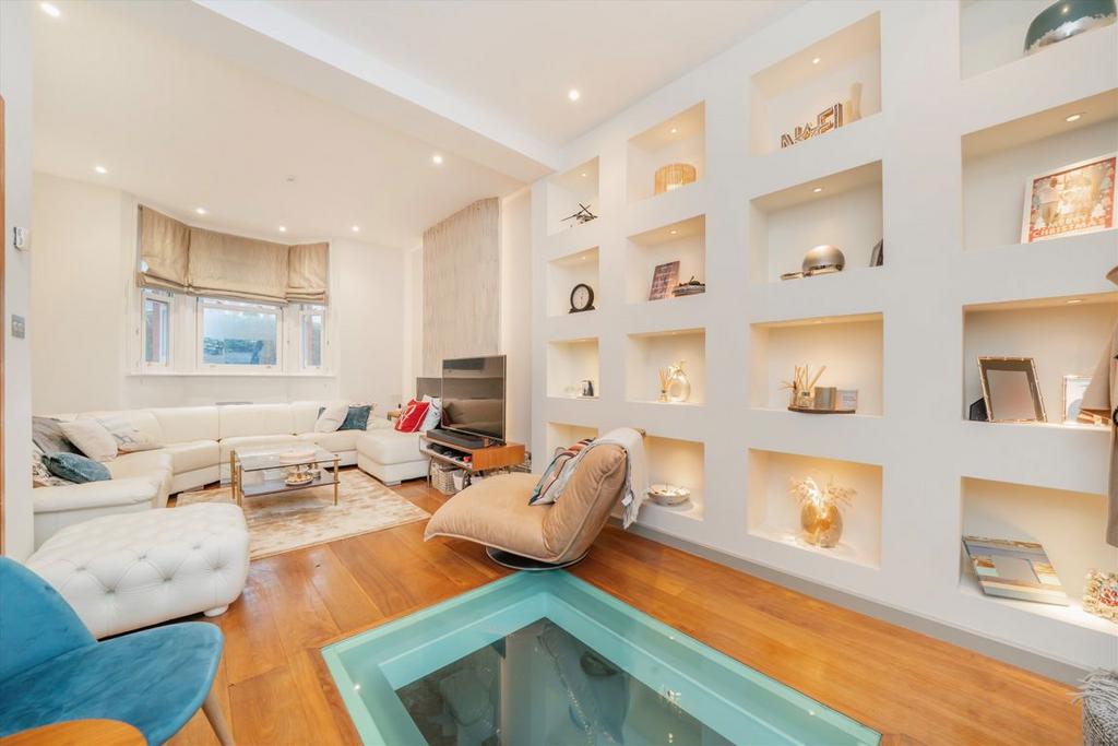 Living room, fireplace