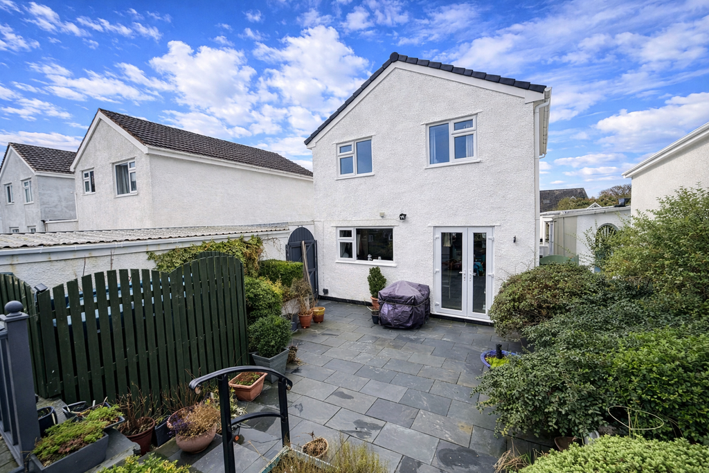 Rear of property