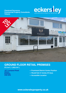 Retail property (high street) to rent, 167 Liverpool Rd Hutton PR4 5FE